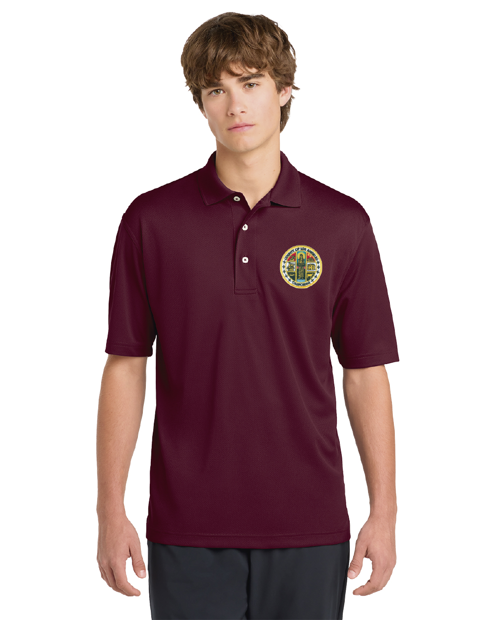 LA County Sport-Tek® Dri-Mesh® Polo D - Image 8