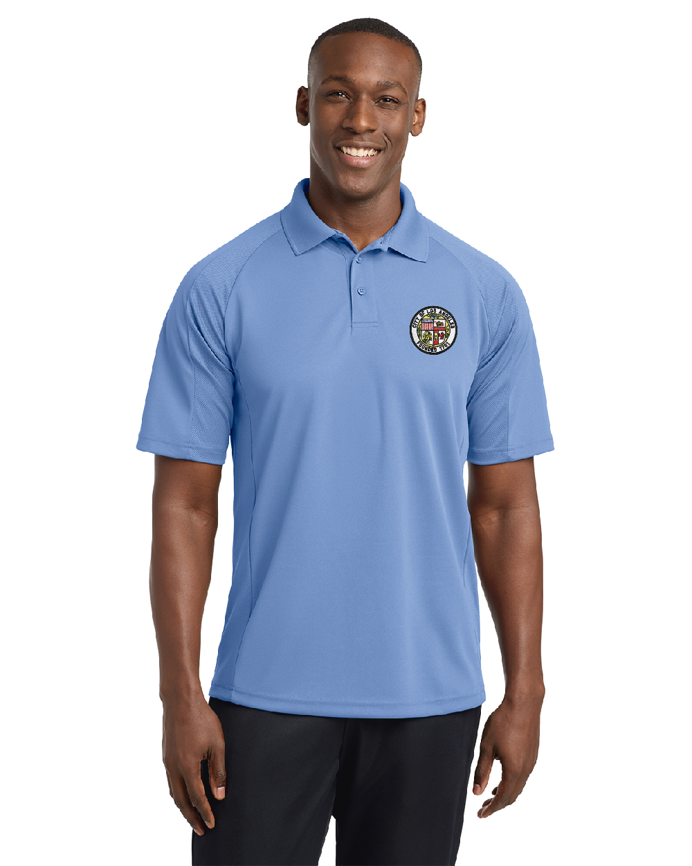 City of LA Sport-Tek® Dri-Mesh® Pro Polo E - Image 5