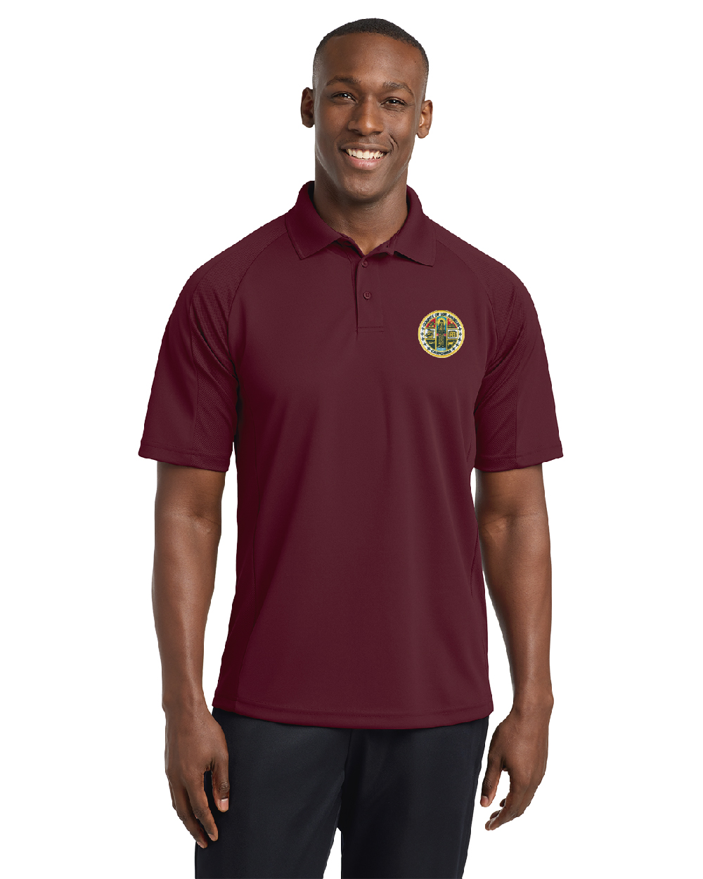 LA County Sport-Tek® Dri-Mesh® Pro Polo E - Image 5