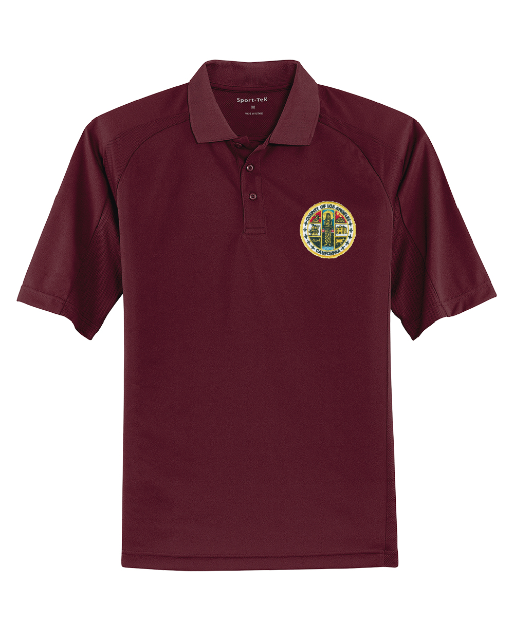 LA County Sport-Tek® Dri-Mesh® Pro Polo E - Image 1