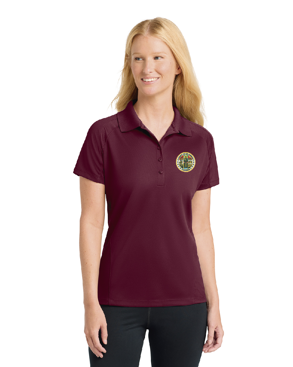 LA County Sport-Tek® Dri-Mesh® Pro Polo E - Image 8