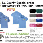 LA County Sport-Tek® Dri-Mesh® Pro Polo E - Thumbnail Image 2